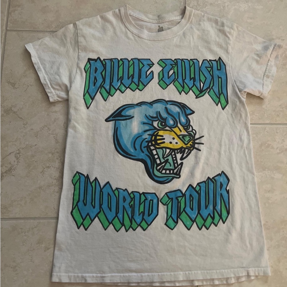 Billie eilish world tour shirt